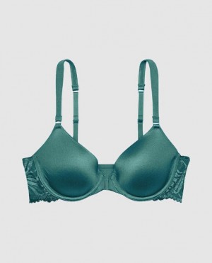 Women's La Senza Front-Close Full Coverage Bras Tidal Turq | dpzUz9pH