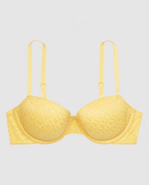 Women's La Senza Lightly Lined Demi Bras Cream | xdqMJvpM