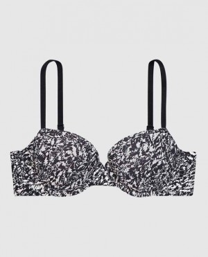 Women's La Senza Lightly Lined Demi Bras Black | qvsDKg42