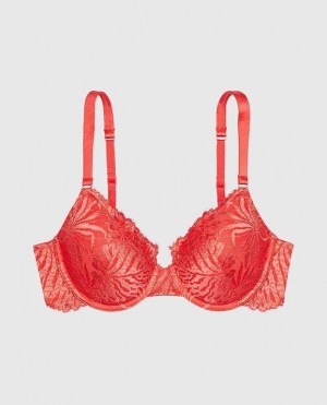 Women's La Senza Lightly Lined Full Coverage Bras Red | VXgAfoj3