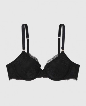 Women's La Senza Lightly Lined Full Coverage Bras Black | OVFcuTHM