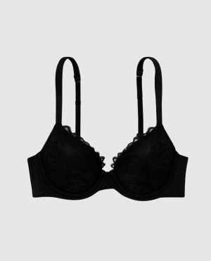 Women's La Senza Lightly Lined Full Coverage Bras Black | Yu5xkWKA