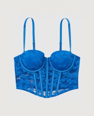 Women's La Senza Lightly Lined Strapless Top Bras Deep Blue | UXXrdXlC