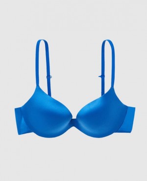 Women's La Senza Push Up Bras Deep Blue | SPHhrmVv