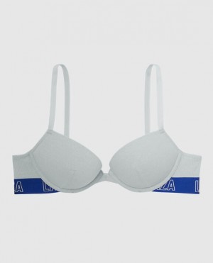 Women's La Senza Push Up Bras Grey | S7PRc2go