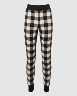 Women's La Senza Waffle Pajama Sleepwear Festive Check | zEe84kvx