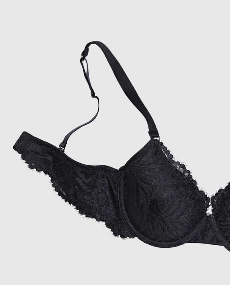 Women's La Senza Lightly Lined Full Coverage Bras Black | kYL6rFxj